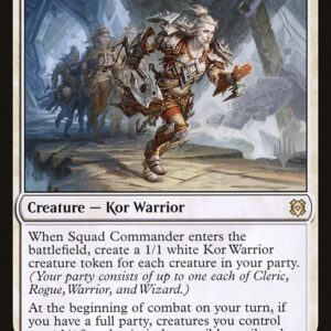 Zendikar Rising Promos - 41p - Squad Commander - Rare - W - Foil - Promo (Front)