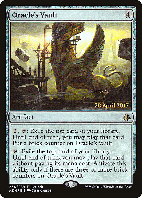 Amonkhet Promos - 234 - Oracle's Vault - Rare - C - Foil - Datestamped Promo (Front)