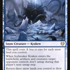 Kaldheim Promos - 63p - Icebreaker Kraken - Rare - U - Foil - Promo (Front)