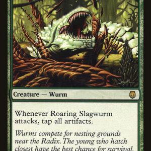 Darksteel - 83 - Roaring Slagwurm - Rare - G - Non-foil (Front)