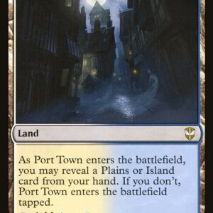 New Capenna Commander - 420 - Port Town - Rare - C - Non-foil (Front)