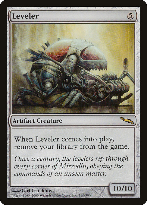 Mirrodin - 195 - Leveler - Rare - C - Non-foil (Front)