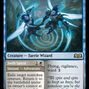 Wilds of Eldraine - 240 - Twining Twins // Swift Spiral - Rare - U - Non-foil (Front)