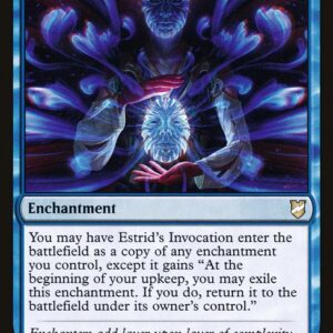 Commander 2018 - 8 - Estrid's Invocation - Rare - U - Non-foil (Front)