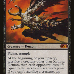 Magic 2010 - 122 - Xathrid Demon - Mythic - B - Non-foil (Front)