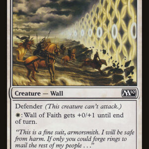 Magic 2010 - 40 - Wall of Faith - Common - W - Non-foil (Front)