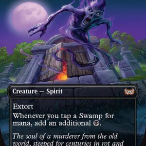 Duskmourn: House of Horror Commander - 368 - Crypt Ghast - Mythic - B - Foil - Promo (Front)