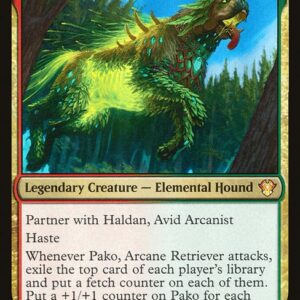 Commander 2020 - 13 - Pako, Arcane Retriever - Mythic - RG - Foil (Front)