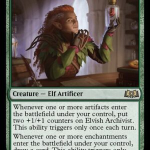 Wilds of Eldraine - 168 - Elvish Archivist - Rare - G - Foil (Front)