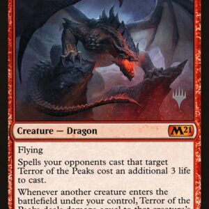 Core Set 2021 Promos - 164p - Terror of the Peaks - Mythic - R - Non-foil - Promo (Front)