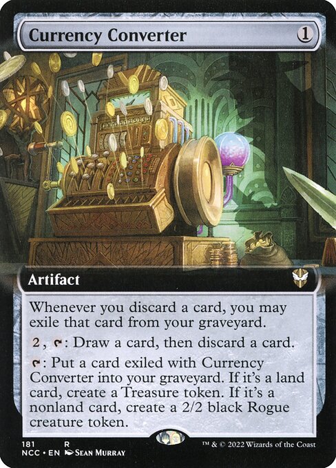 New Capenna Commander - 181 - Currency Converter - Rare - C - Non-foil (Front)