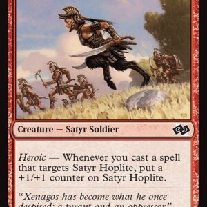 Foundations Jumpstart - 595 - Satyr Hoplite - Common - R - Non-foil (Front)