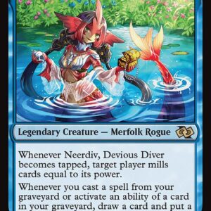 Foundations Jumpstart - 36 - Neerdiv, Devious Diver - Rare - U - Non-foil (Front)