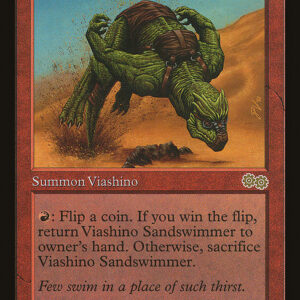Urza's Saga - 225 - Viashino Sandswimmer - Rare - R - Non-foil (Front)