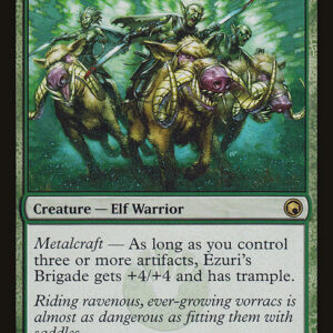 Scars of Mirrodin - 121 - Ezuri's Brigade - Rare - G - Non-foil (Front)