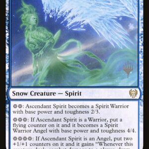 Kaldheim Promos - 43p - Ascendant Spirit - Rare - U - Foil - Promo (Front)