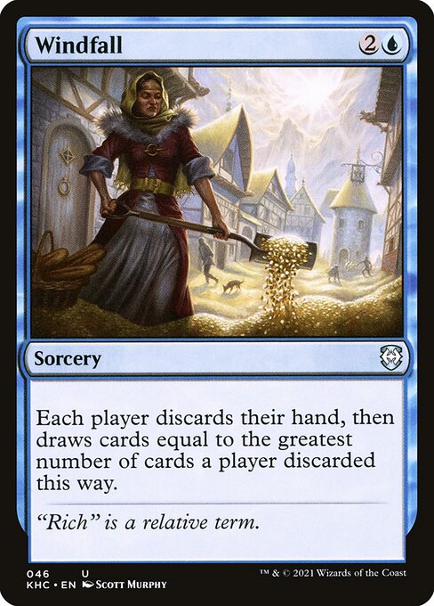 Kaldheim Commander - 46 - Windfall - Uncommon - U - Non-foil (Front)