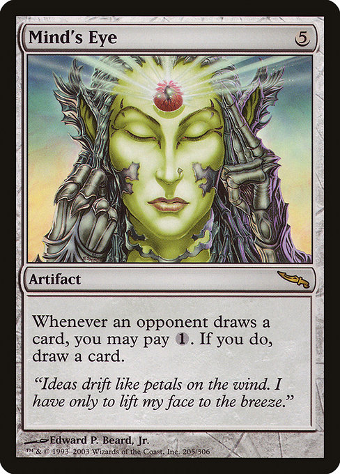 Mirrodin - 205 - Mind's Eye - Rare - C - Non-foil (Front)