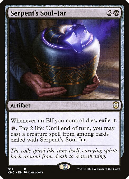 Kaldheim Commander - 11 - Serpent's Soul-Jar - Rare - B - Non-foil (Front)