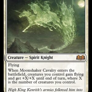 Wilds of Eldraine - 21 - Moonshaker Cavalry - Mythic - W - Non-foil (Front)
