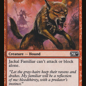 Magic 2010 - 143 - Jackal Familiar - Common - R - Non-foil (Front)