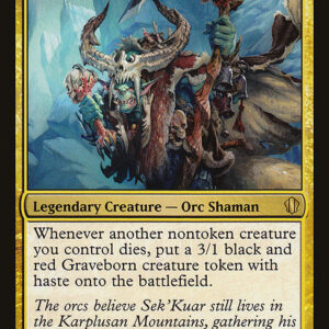 Commander 2013 - 210 - Sek'Kuar, Deathkeeper - Rare - Multi - Non-foil (Front)
