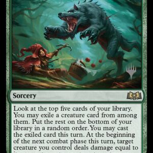 Wilds of Eldraine Promos - 169p - Feral Encounter - Rare - G - Non-foil - Promo (Front)