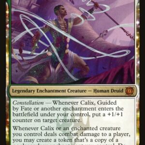 March of the Machine: The Aftermath - 26 - Calix, Guided by Fate - Mythic - WG - Foil (Front)