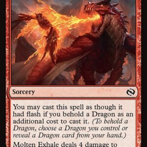 Tarkir: Dragonstorm - 113 - Molten Exhale - Common - R - Non-foil (Front)