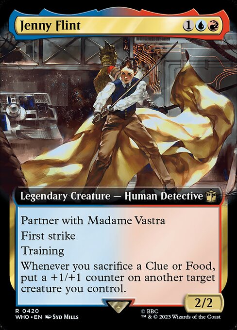 Doctor Who - 420 - Jenny Flint - Rare - UR - Non-foil (Front)