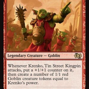 Foundations Jumpstart - 572 - Krenko, Tin Street Kingpin - Rare - R - Non-foil (Front)