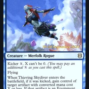 Zendikar Rising Promos - 85s - Thieving Skydiver - Rare - U - Foil - Datestamped Promo (Front)