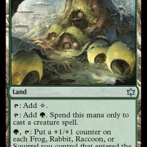 Bloomburrow - 258 - Oakhollow Village - Uncommon - C - Foil (Front)