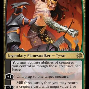 Phyrexia: All Will Be One Promos - 218p - Tyvar, Jubilant Brawler - Rare - BG - Foil - Promo (Front)