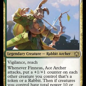 Bloomburrow - 212 - Finneas, Ace Archer - Rare - WG - Non-foil (Front)