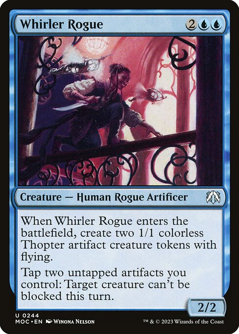 March of the Machine Commander - 244 - Whirler Rogue - Uncommon - U - Non-foil (Front)