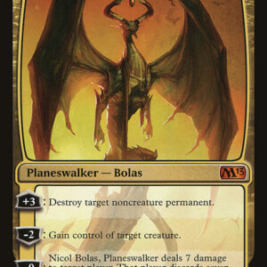 Magic 2013 - 199 - Nicol Bolas, Planeswalker - Mythic - Multi - Non-foil (Front)