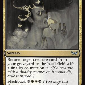 Duskmourn: House of Horror - 229 - Rite of the Moth - Uncommon - WB - Foil (Front)