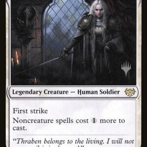 Innistrad: Crimson Vow Promos - 38p - Thalia, Guardian of Thraben - Rare - W - Non-foil - Promo (Front)