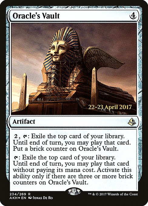 Amonkhet Promos - 234s - Oracle's Vault - Rare - C - Foil - Datestamped Promo (Front)