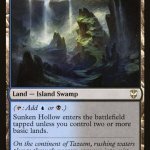 New Capenna Commander - 431 - Sunken Hollow - Rare - C - Non-foil (Front)