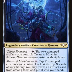 Warhammer 40,000 Commander - 106 - Belisarius Cawl - Rare - WU - Non-foil (Front)