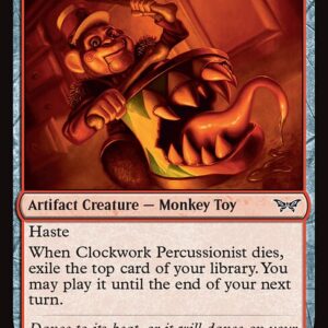 Duskmourn: House of Horror - 130 - Clockwork Percussionist - Common - R - Non-foil (Front)