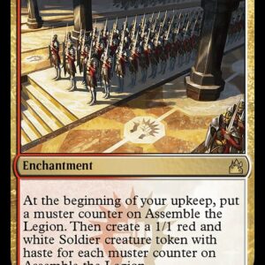 Ravnica Remastered - 163 - Assemble the Legion - Rare - WR - Foil (Front)