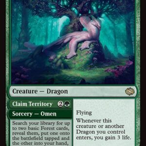 Tarkir: Dragonstorm - 136 - Bloomvine Regent // Claim Territory - Rare - G - Non-foil (Front)