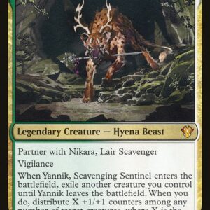 Commander 2020 - 19 - Yannik, Scavenging Sentinel - Mythic - WG - Foil (Front)