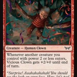 Duskmourn: House of Horror - 163 - Vicious Clown - Common - R - Foil (Front)