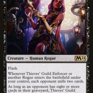 Core Set 2021 Promos - 125p - Thieves' Guild Enforcer - Rare - B - Non-foil - Promo (Front)
