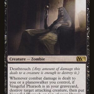 Magic 2012 - 116 - Vengeful Pharaoh - Rare - B - Non-foil (Front)