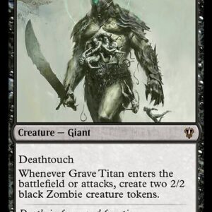 Murders at Karlov Manor Commander - 129 - Grave Titan - Mythic - B - Non-foil (Front)